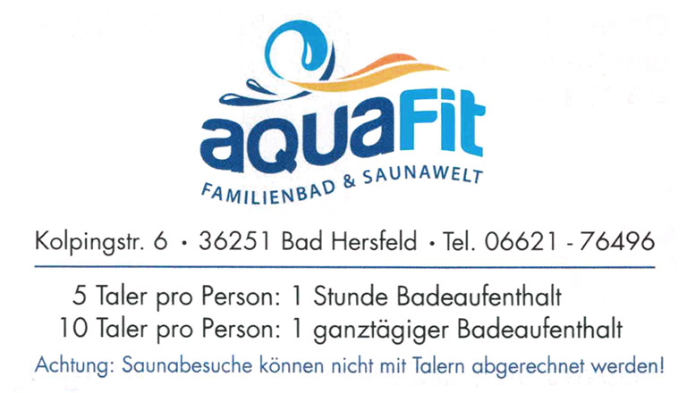aquafit bonustaler kooperationspartner