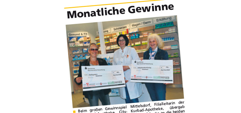 Monatliche Gewinne