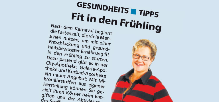 Fit in den Frühling