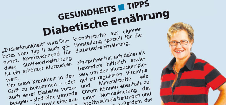 Diabetische Ernährung