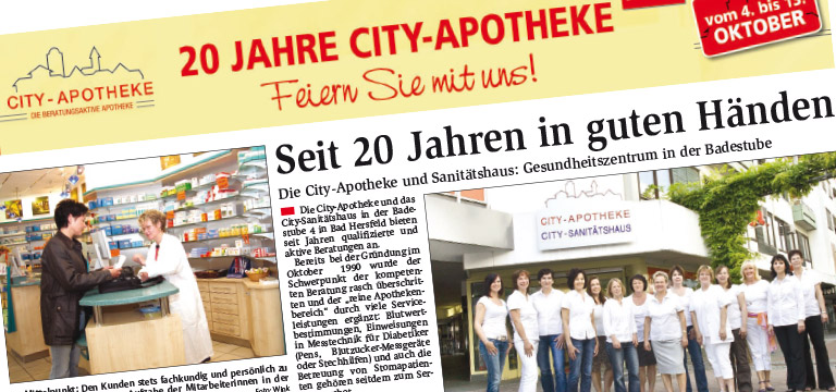 20 Jahre City-Apotheke 2010